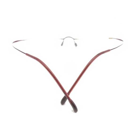 Silhouette Titanium Burgundy Dark Red Rimless Eyeglasses Frames 19 140 Austria - Picture 5 of 13
